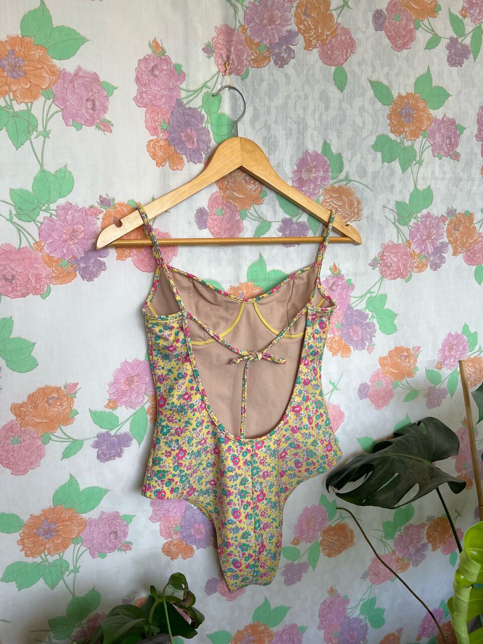 90's Garden Vintage Swimsuit