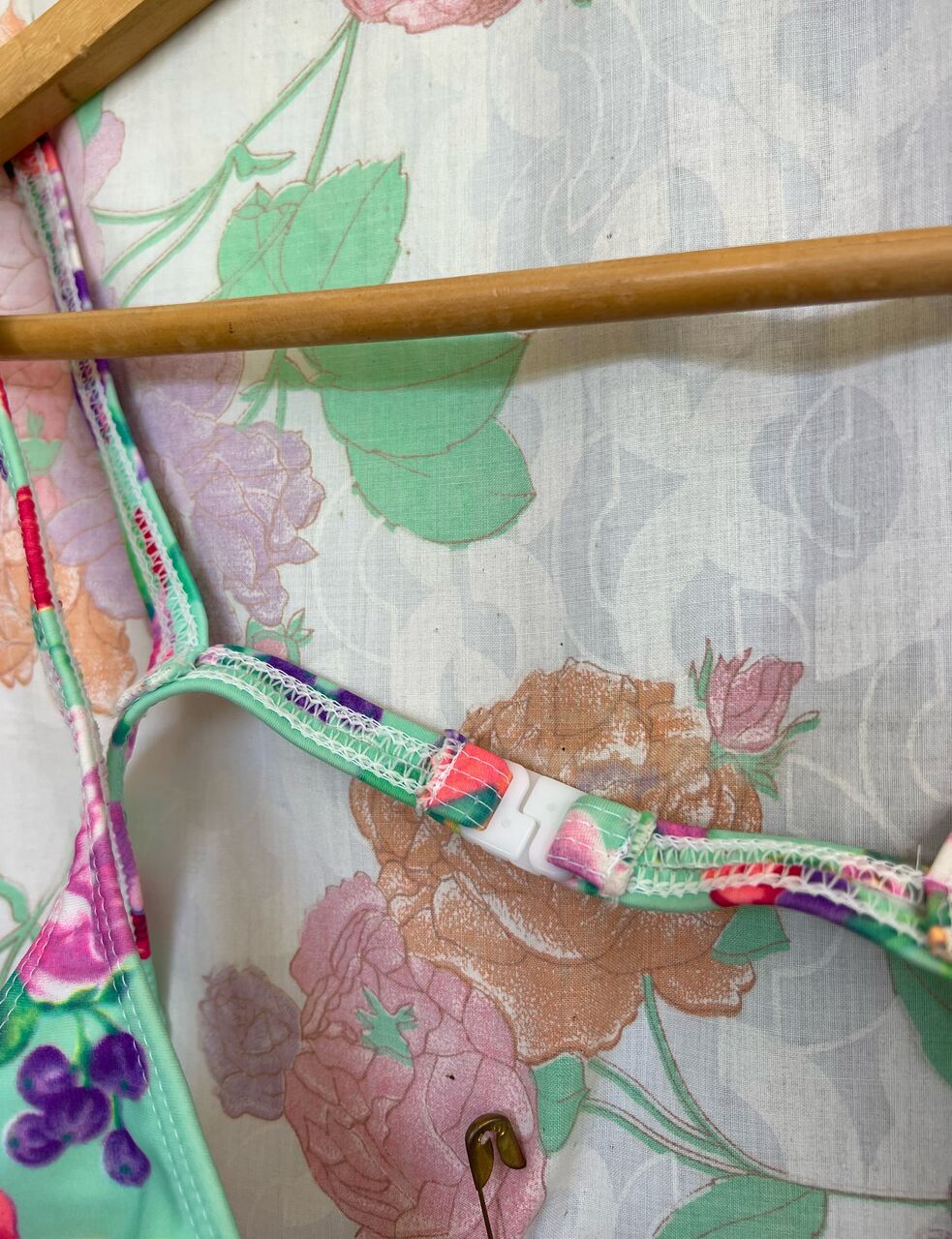 90's Flowery Bikini Set