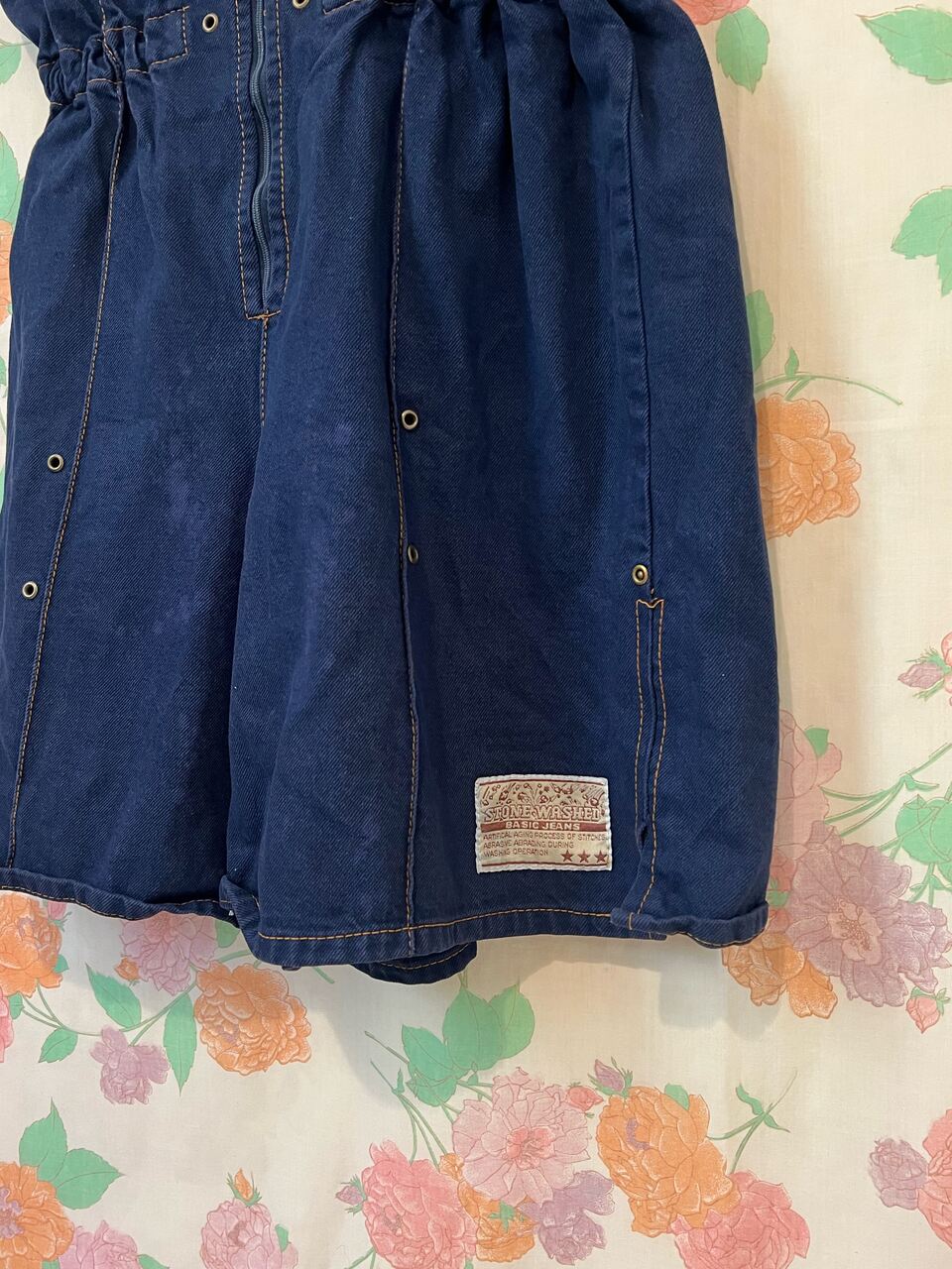 90's Royal Denim Jumpsuit