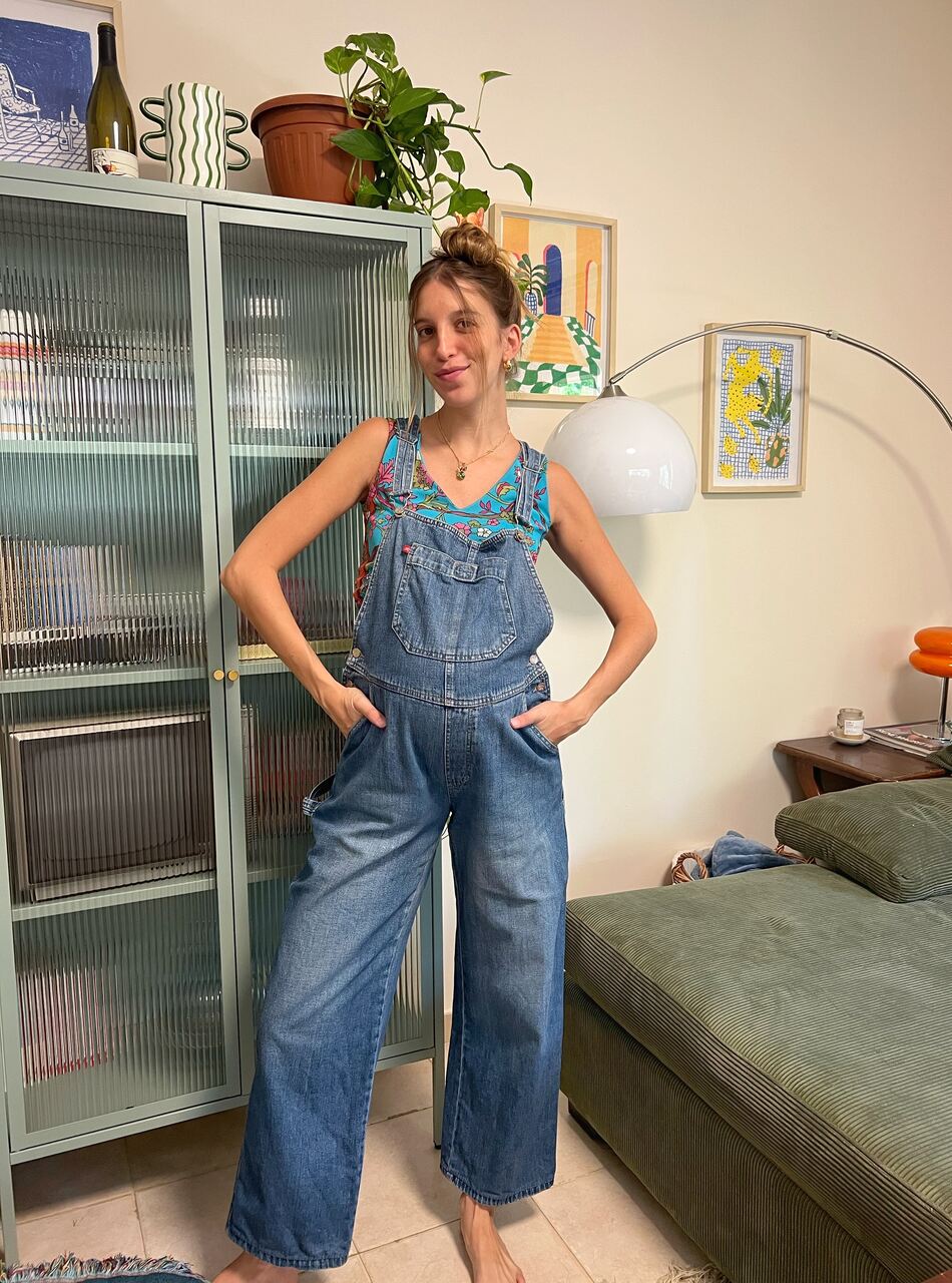90's Classic Denim Overalls