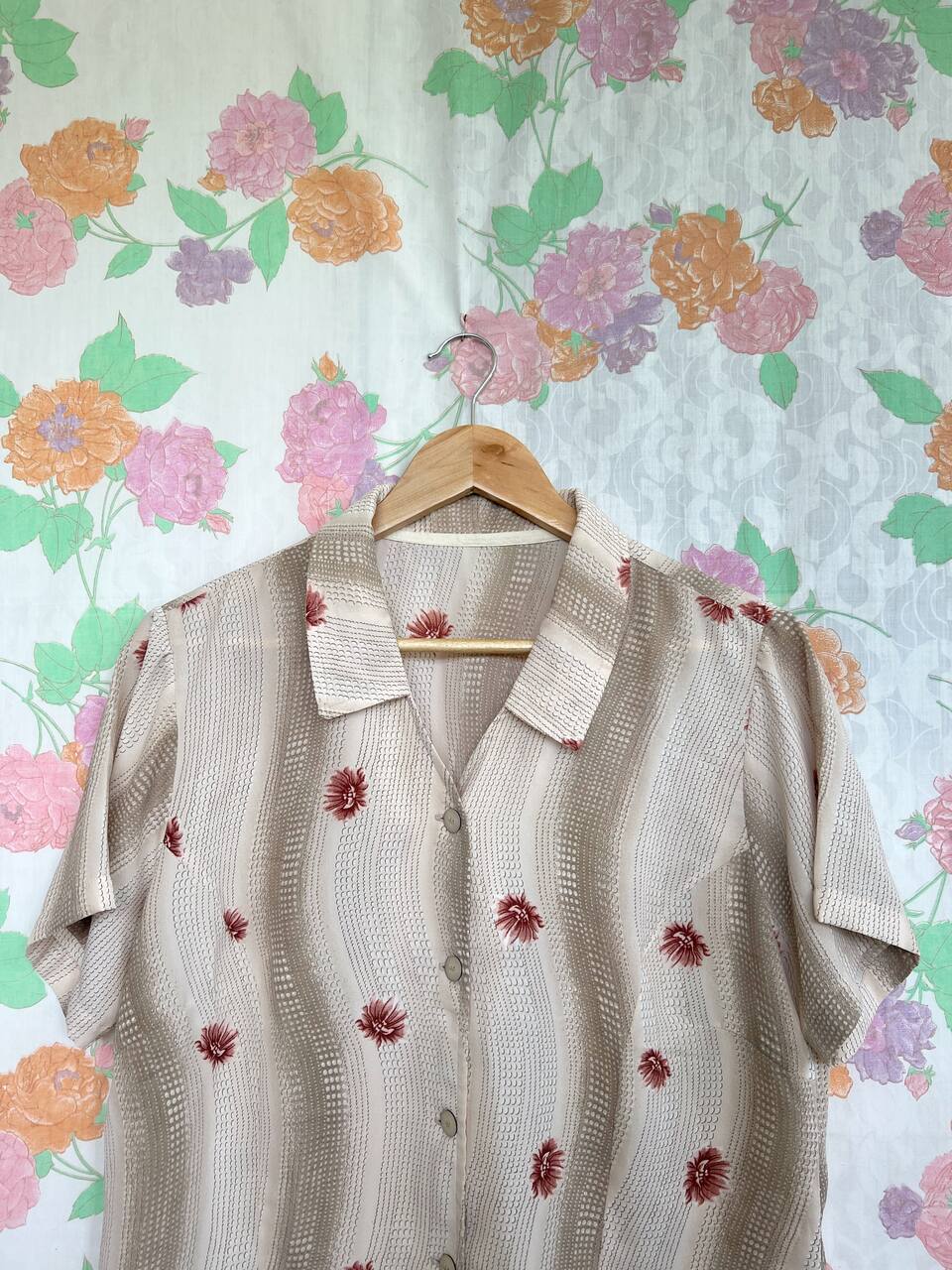 Vintage Detailed Button Shirt