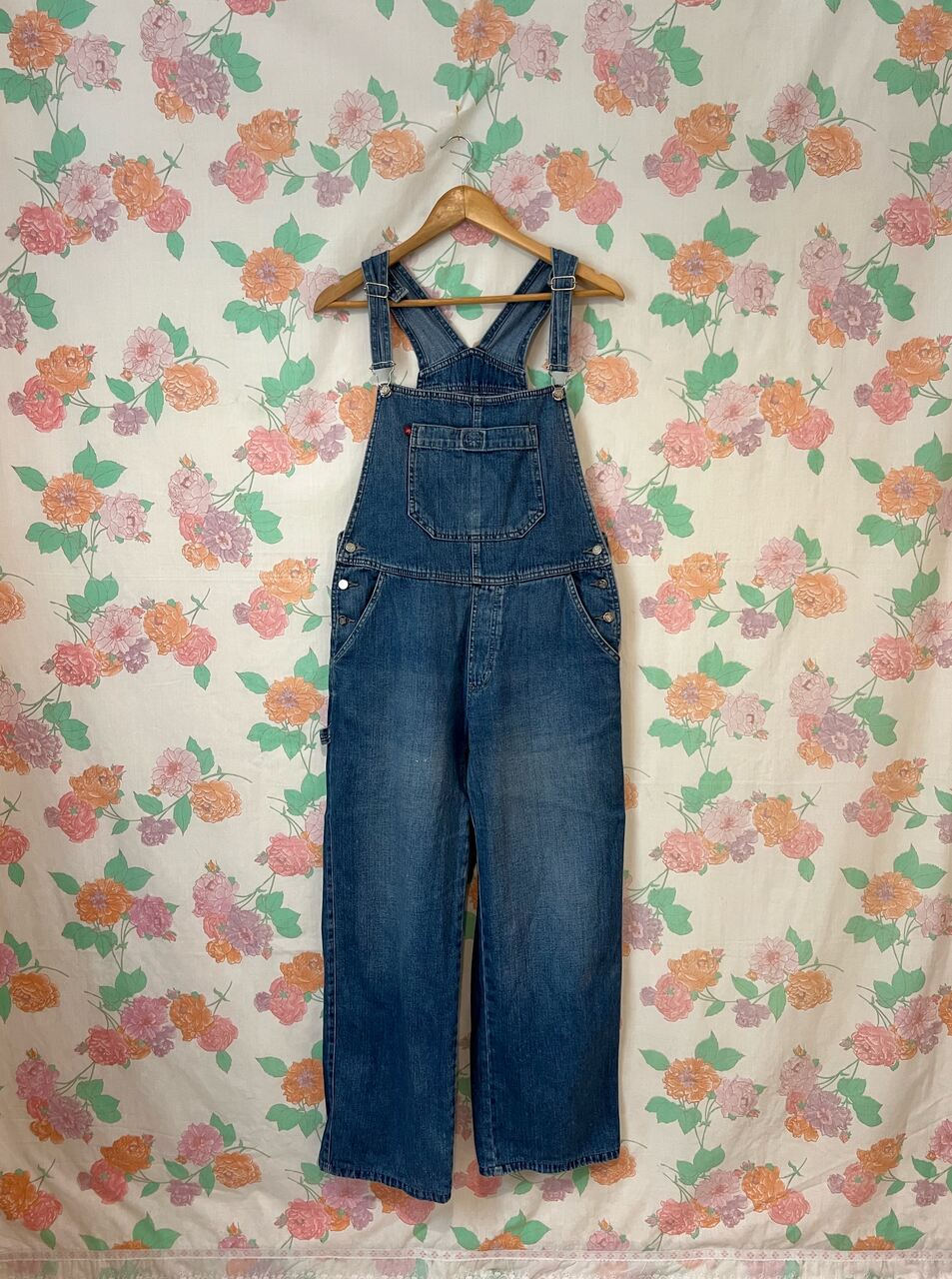 90's Classic Denim Overalls
