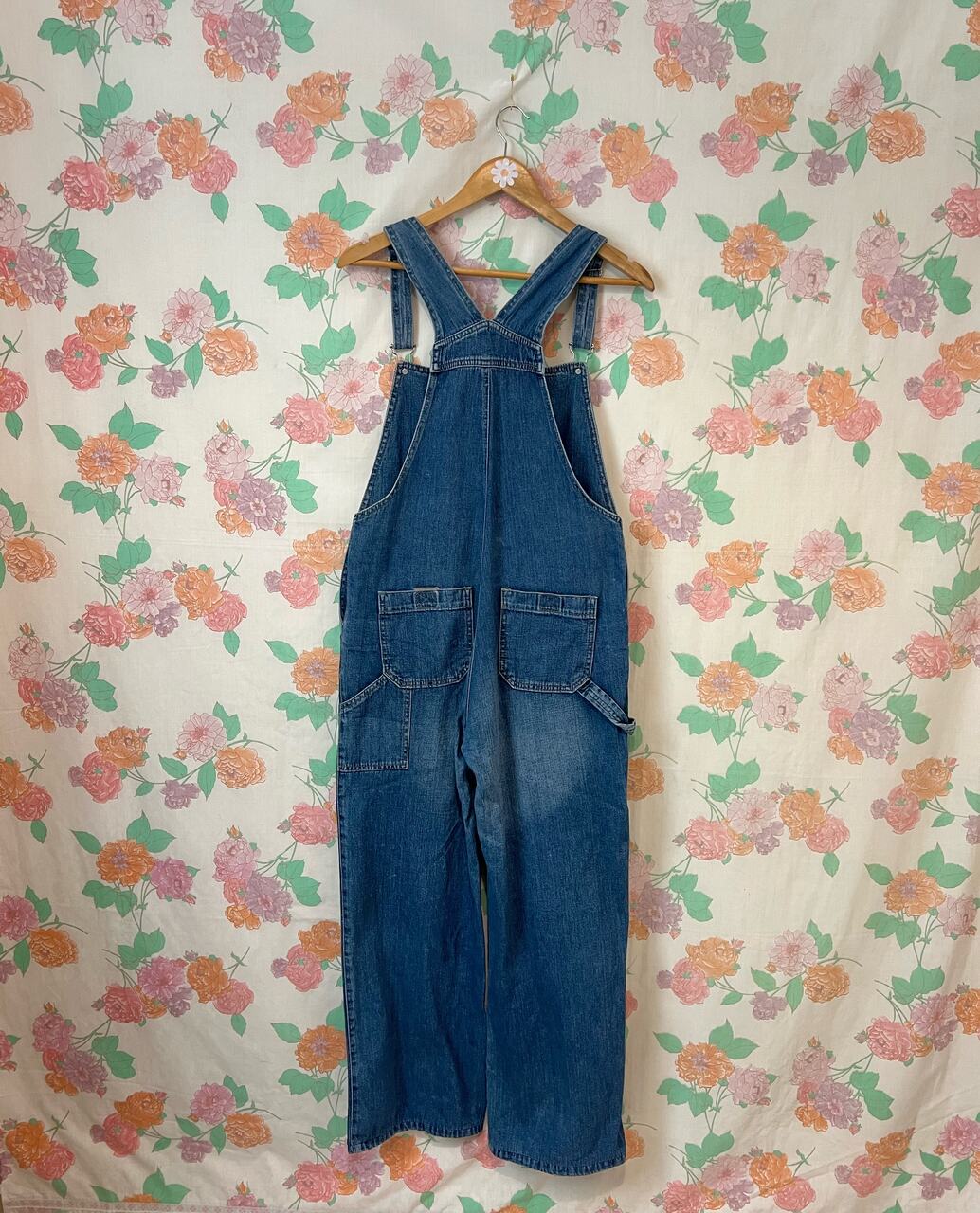 90's Classic Denim Overalls