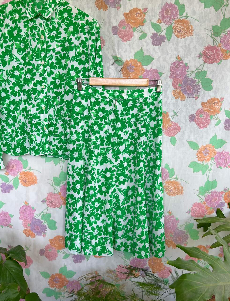 Green Garden Flowery Set