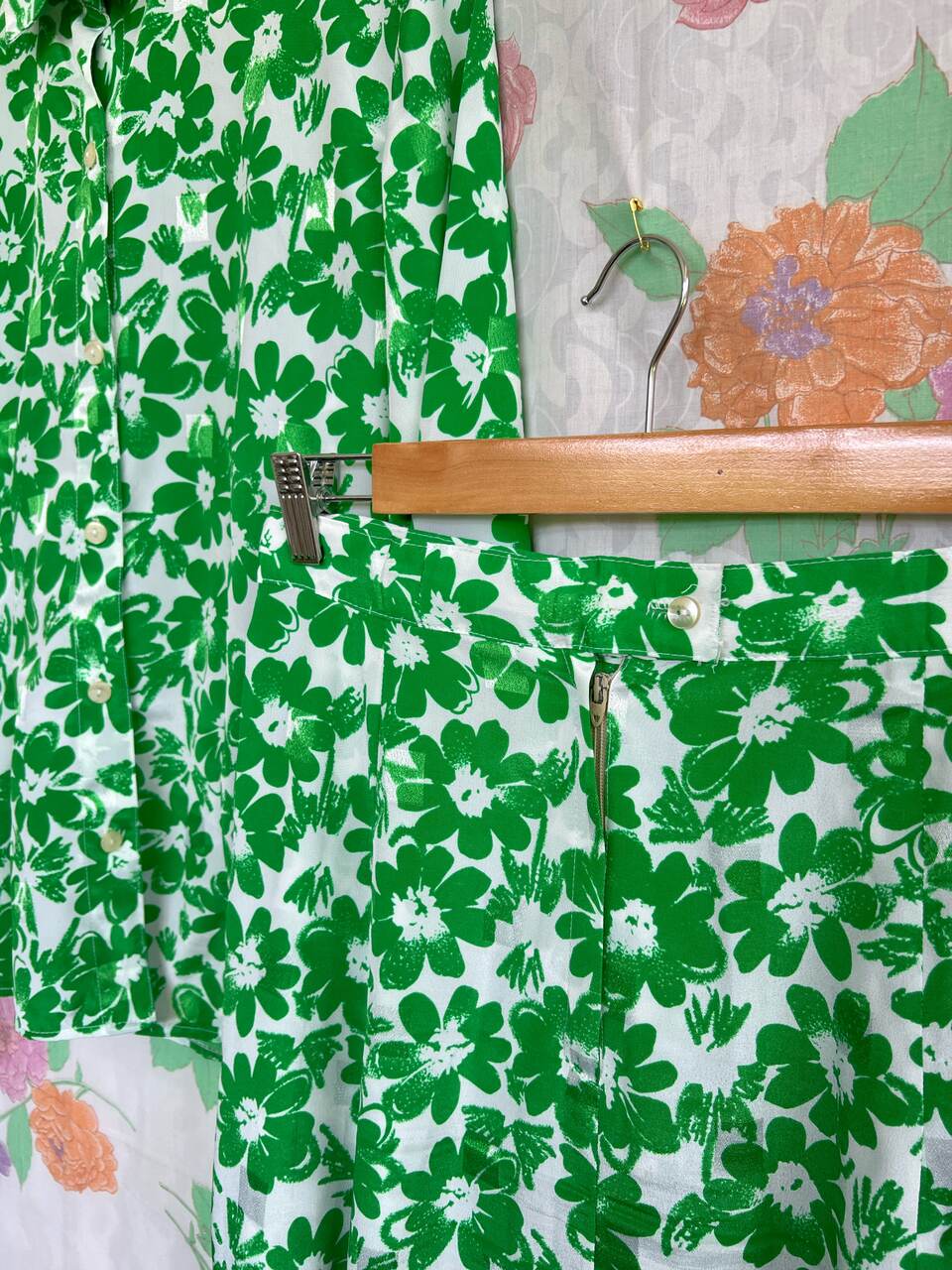 Green Garden Flowery Set