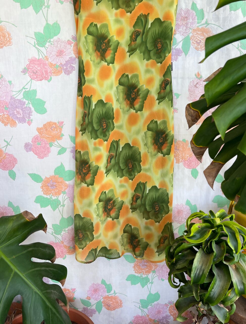 90's Unique Printed Dress