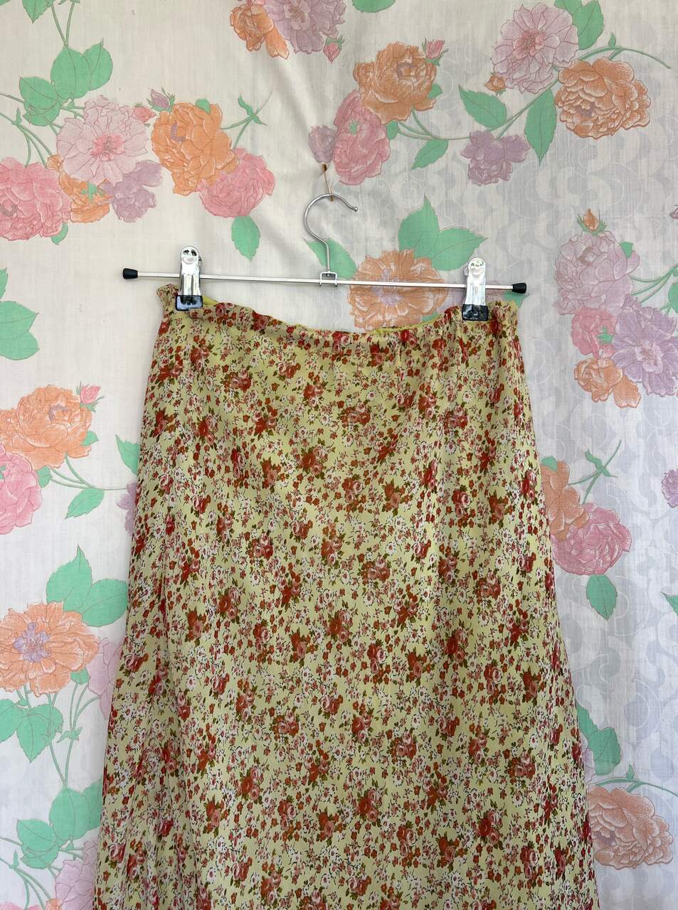 Y2K Midi Floral Skirt