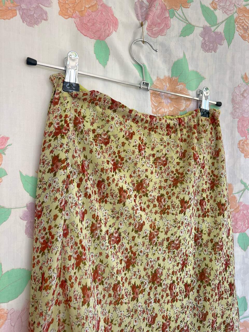 Y2K Midi Floral Skirt