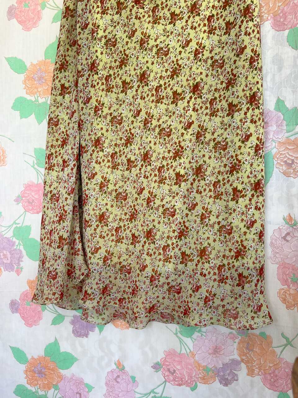 Y2K Midi Floral Skirt