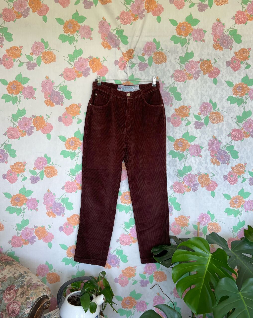 Brown Baggy Corduroy Vintage Pants