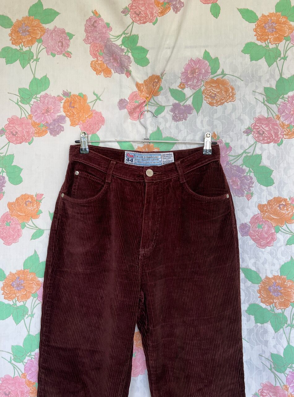 Brown Baggy Corduroy Vintage Pants