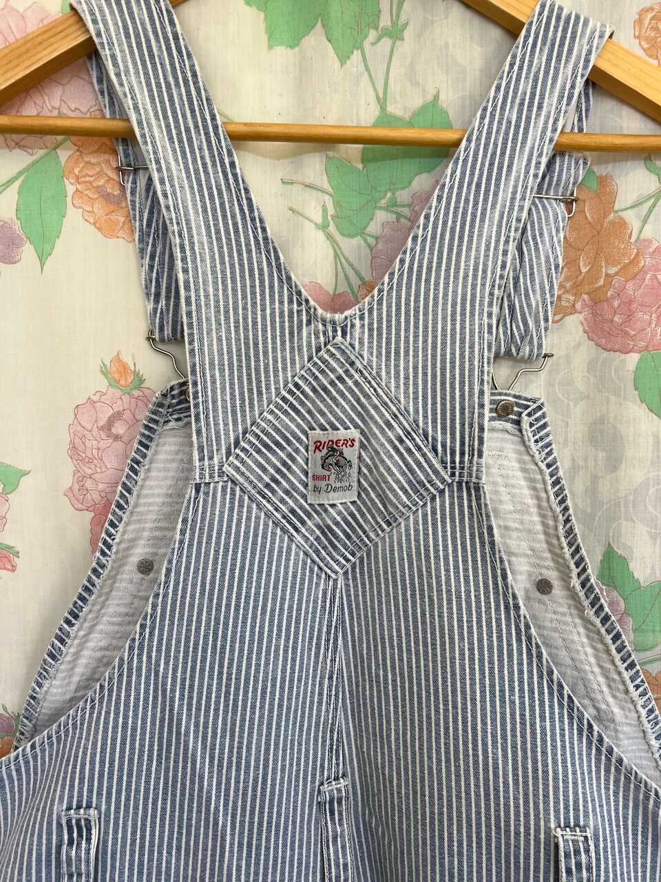 אוברול קצר מפוספס משנות ה-90