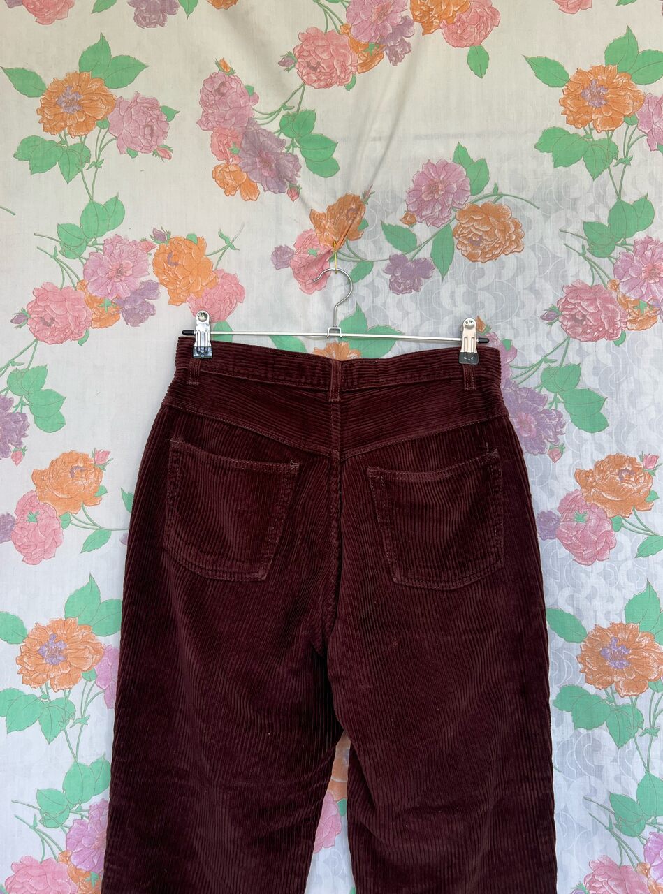 Brown Baggy Corduroy Vintage Pants