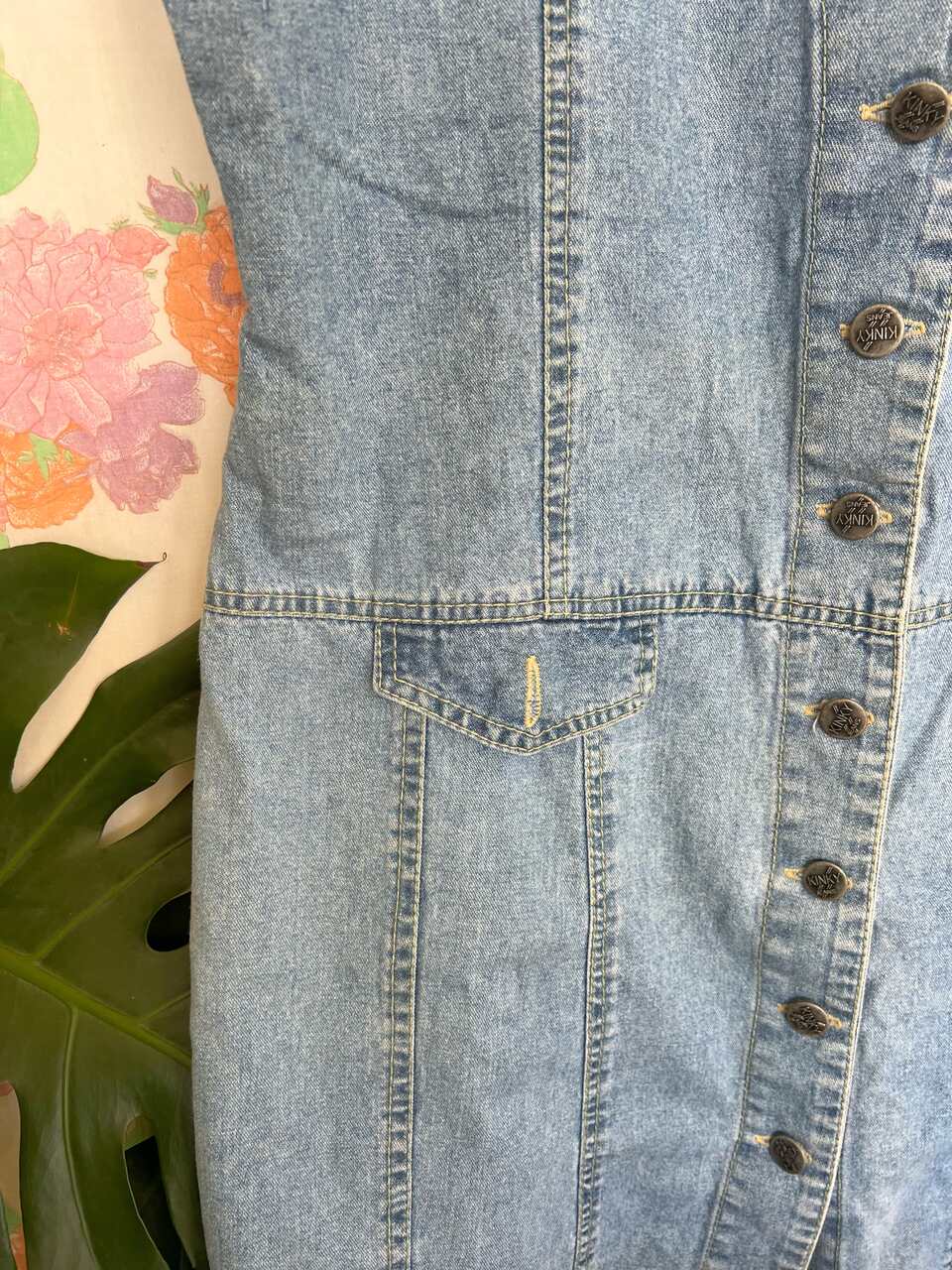 Deadstock Kinky Vintage Denim Dress