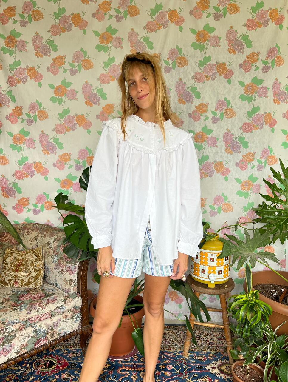 Vintage Handcrafted Smock Top