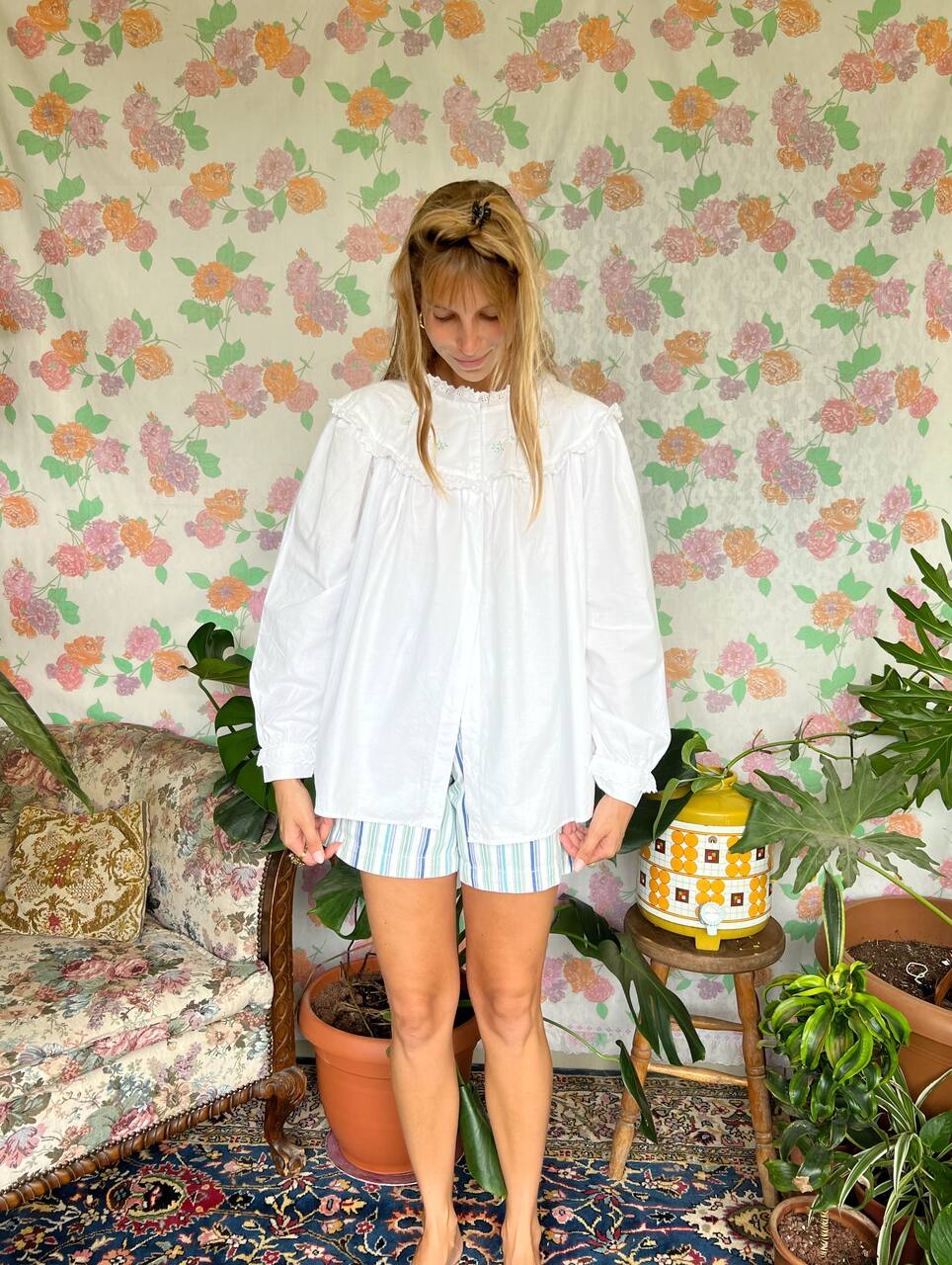 Vintage Handcrafted Smock Top