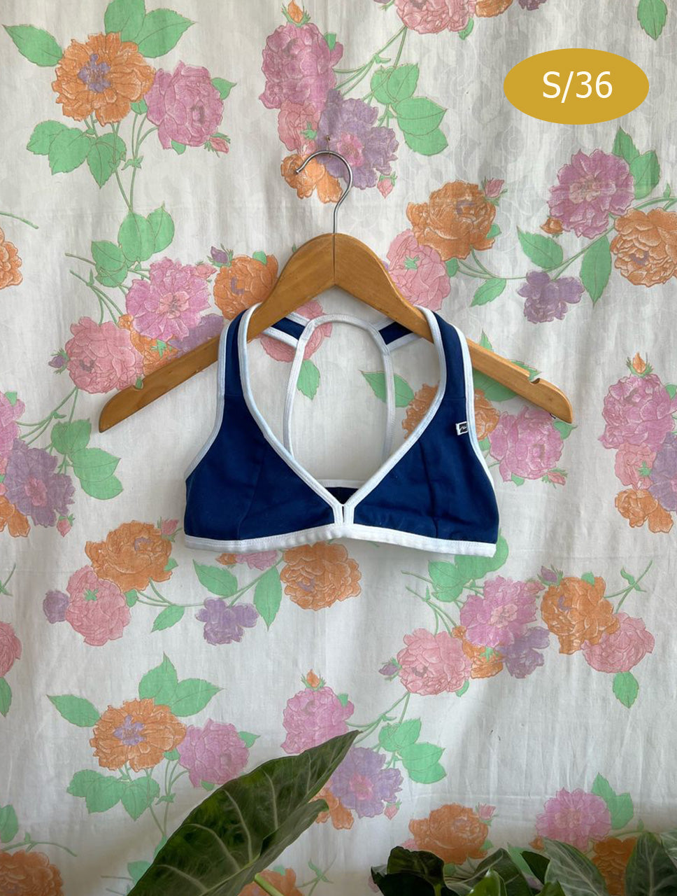 90's Navy Fit Top