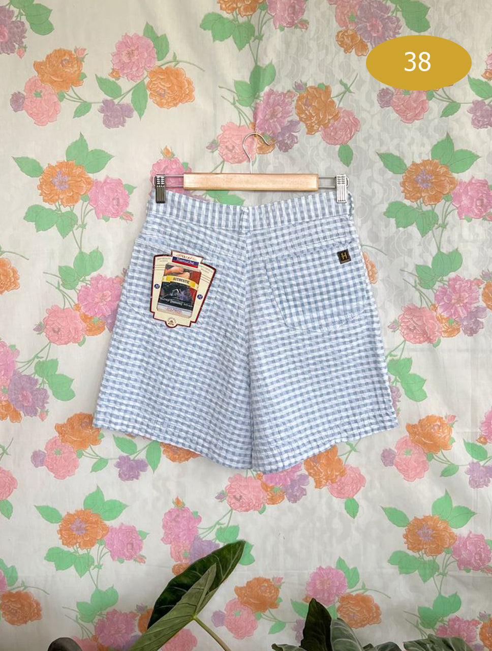 80’s Hamuche Plaid Shorts - With the tag!