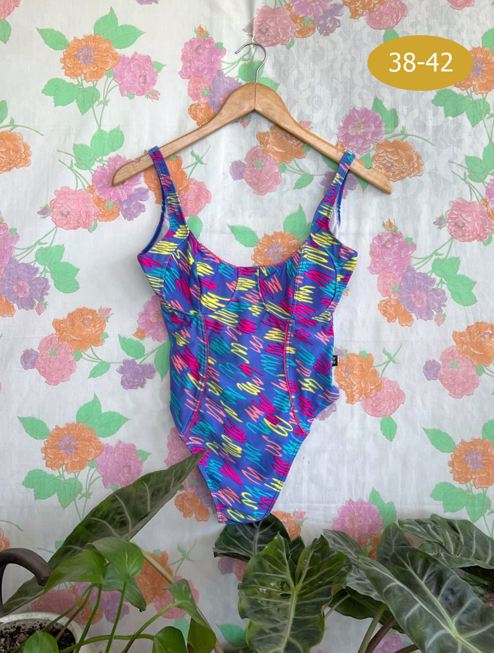 80's Sketch Vintage Swimsuit