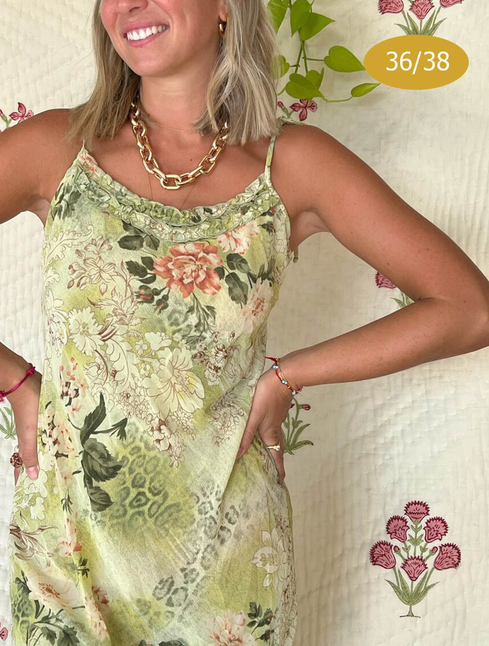 90's Green Forest Dress