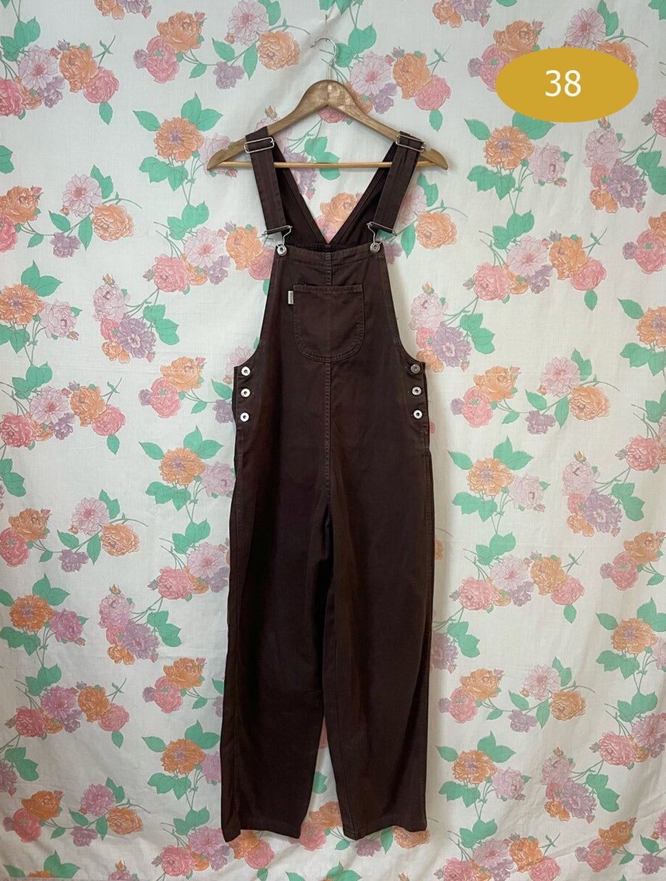 90's Brown Overalls