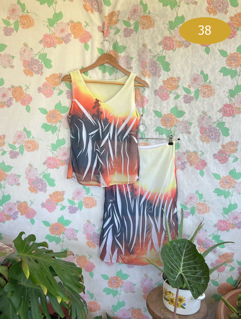 2000's Abstract Sunset Set