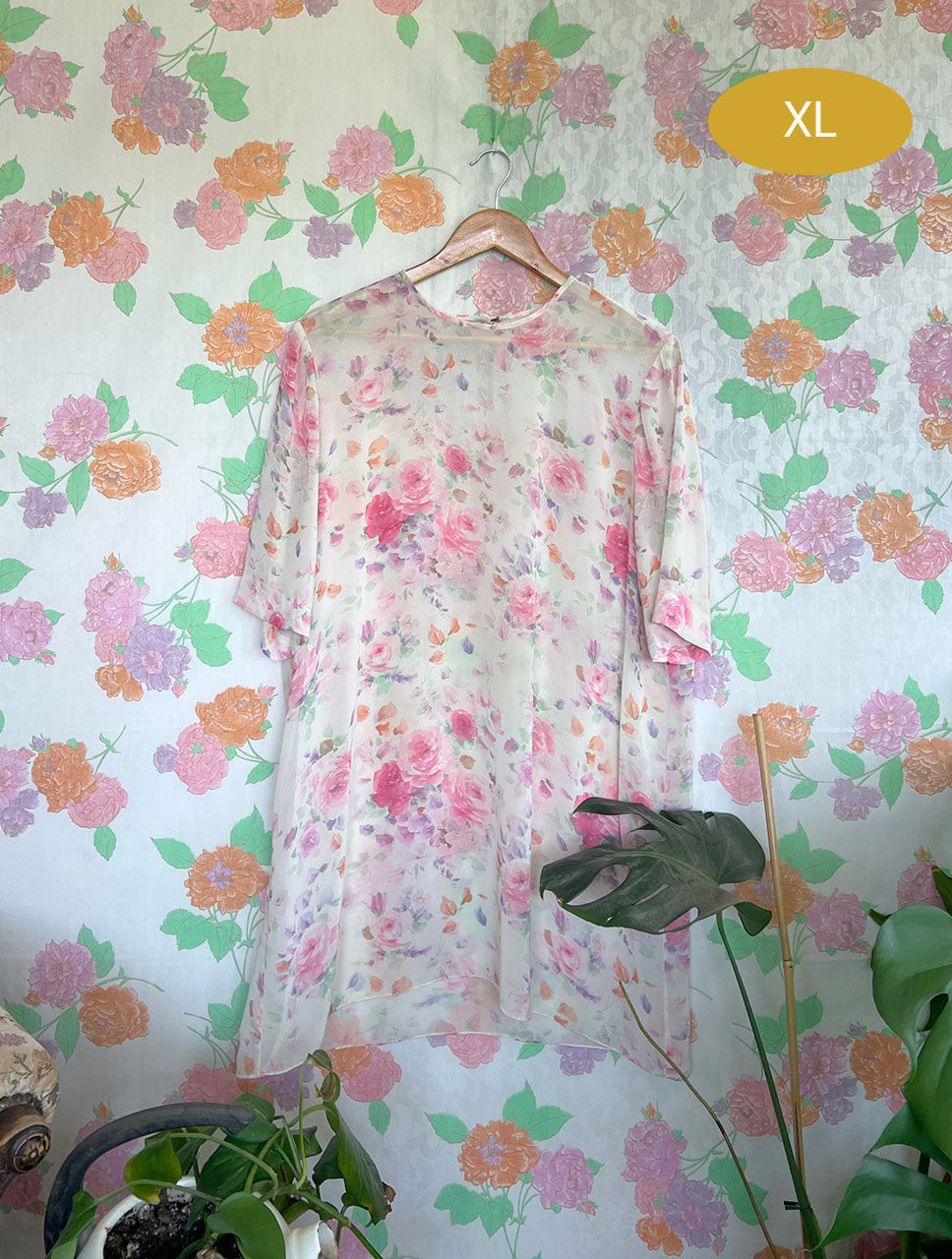 Oversized Floral Loose Shirt