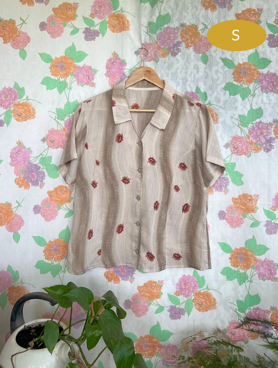 Vintage Detailed Button Shirt