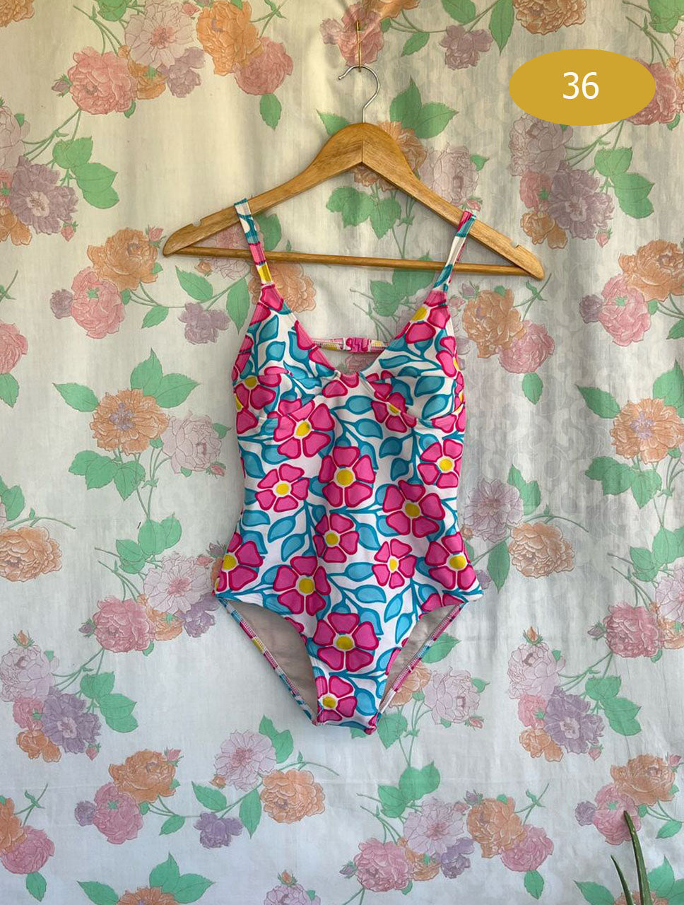90's Floral Dreamy Swimsuit