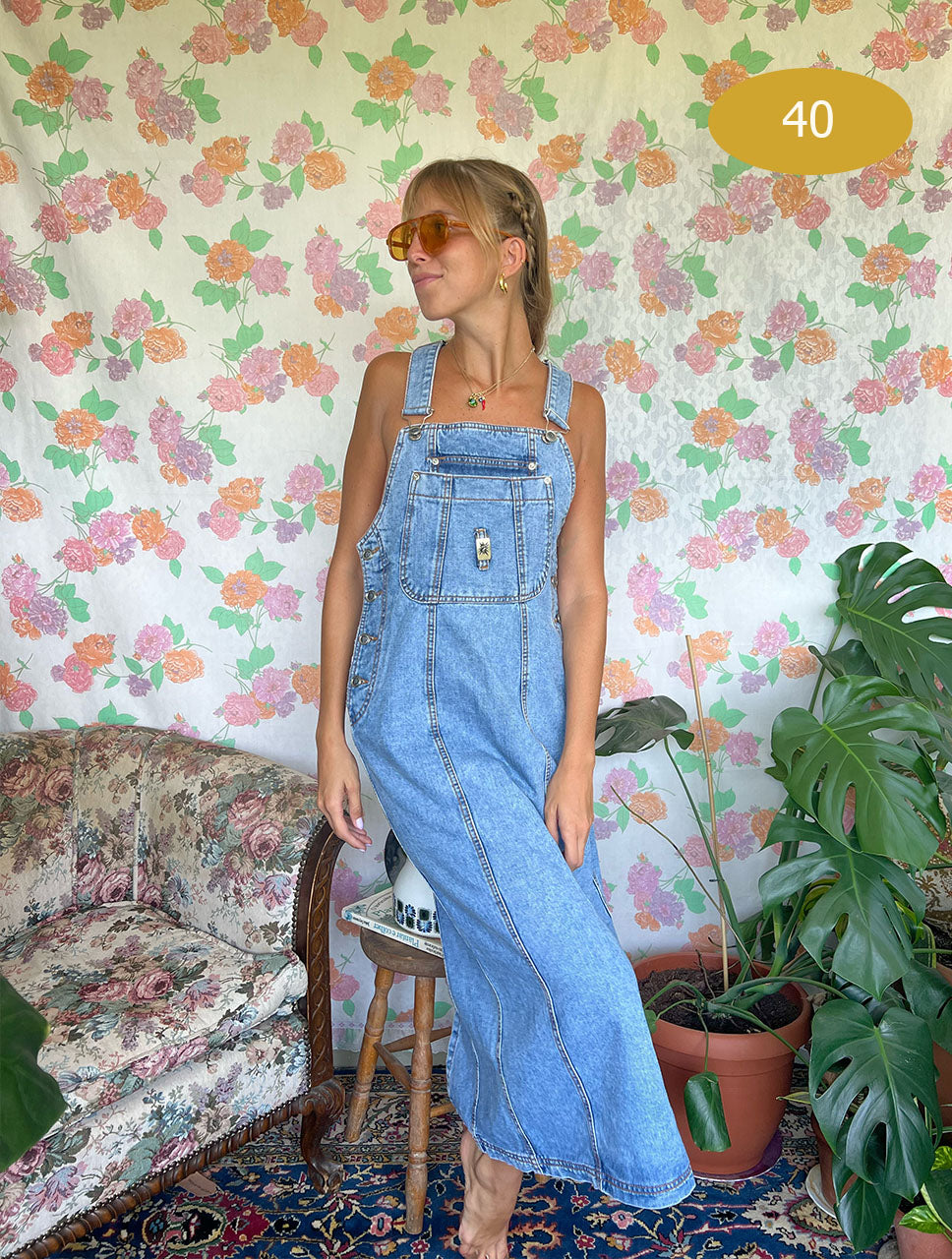 Unique Denim 90's Long Dress