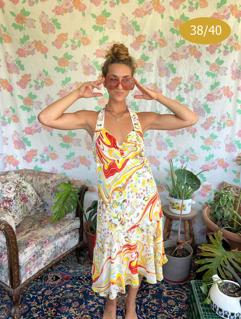Y2K Fun Printed Dress