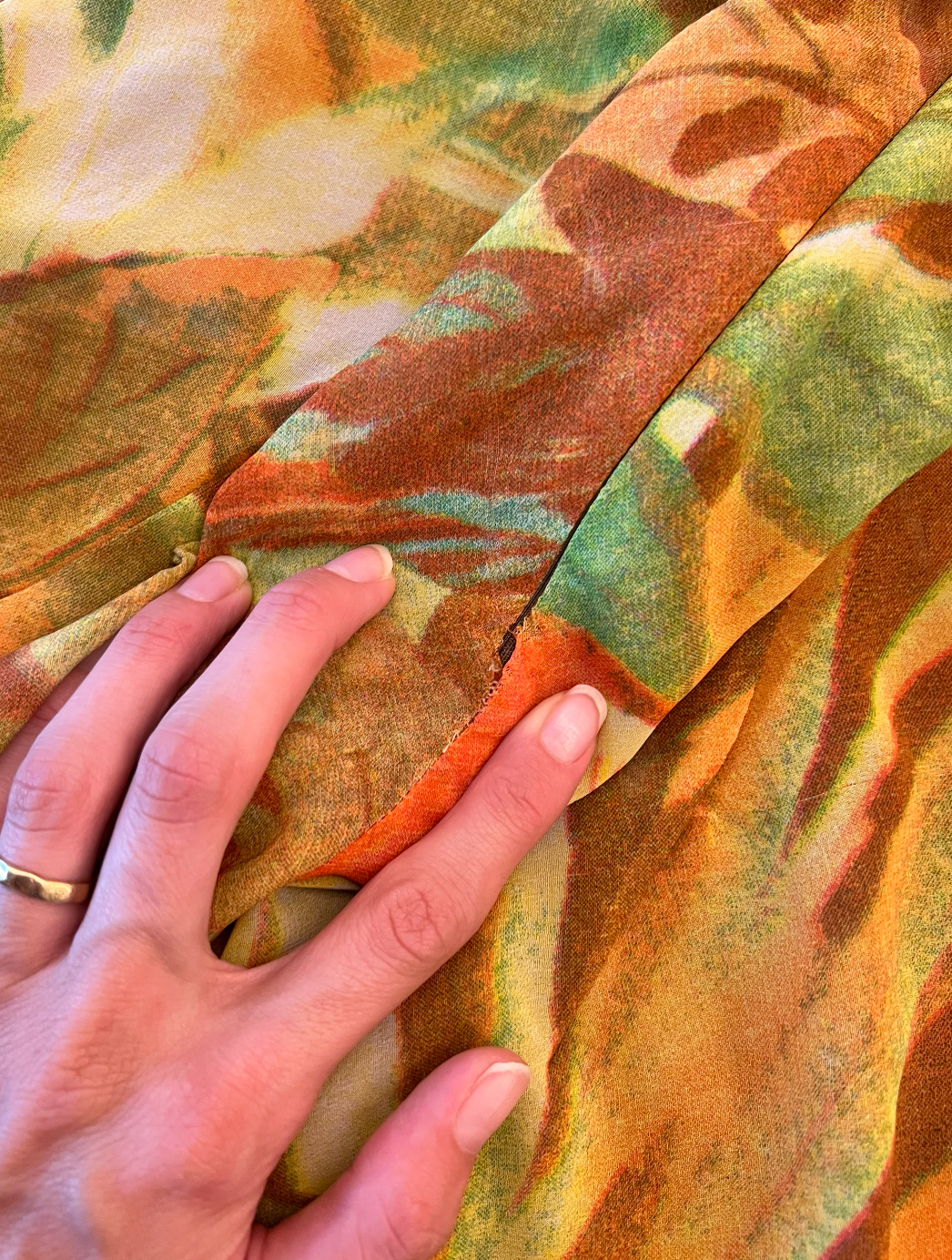 90's Tropical Halter Dress