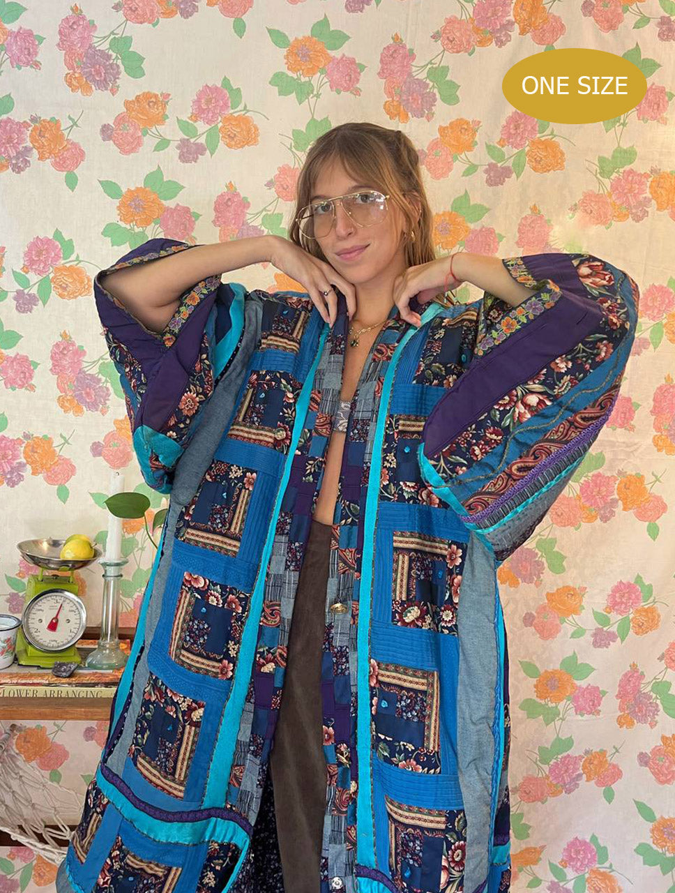 Handmade Vintage Patchwork Kimono