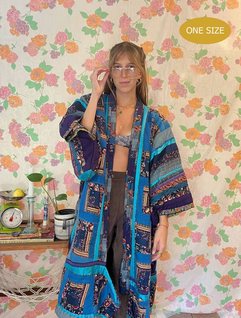 Handmade Vintage Patchwork Kimono