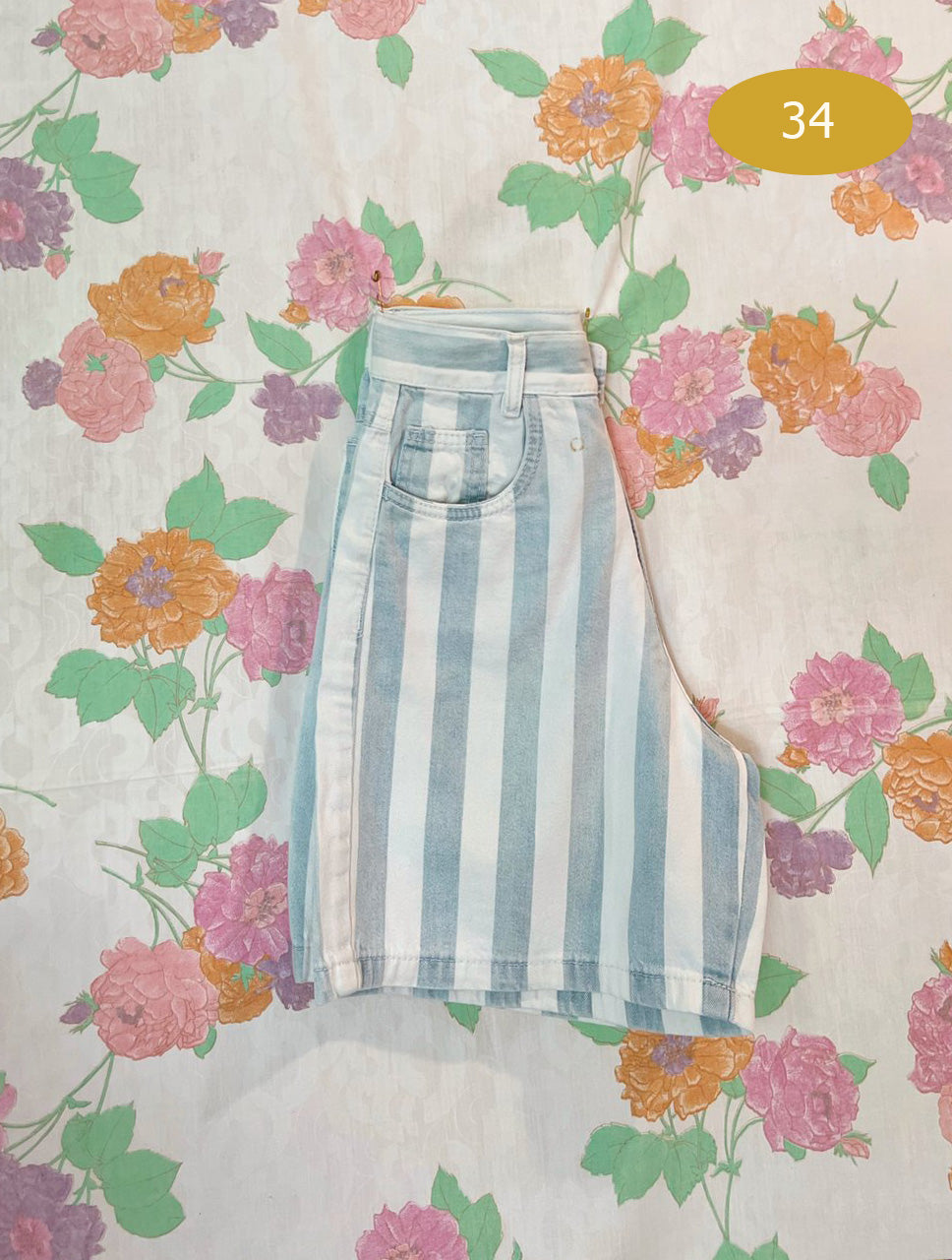 Hamuche Striped Blue Shorts