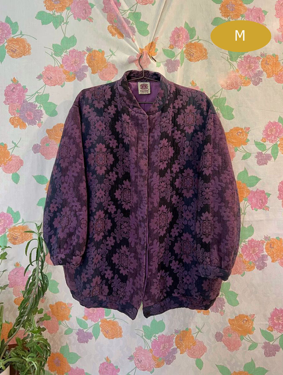 Upholstery Vintage Floral Bomber