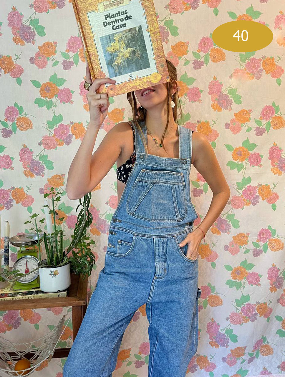 Vintage Oversized Denim Overall