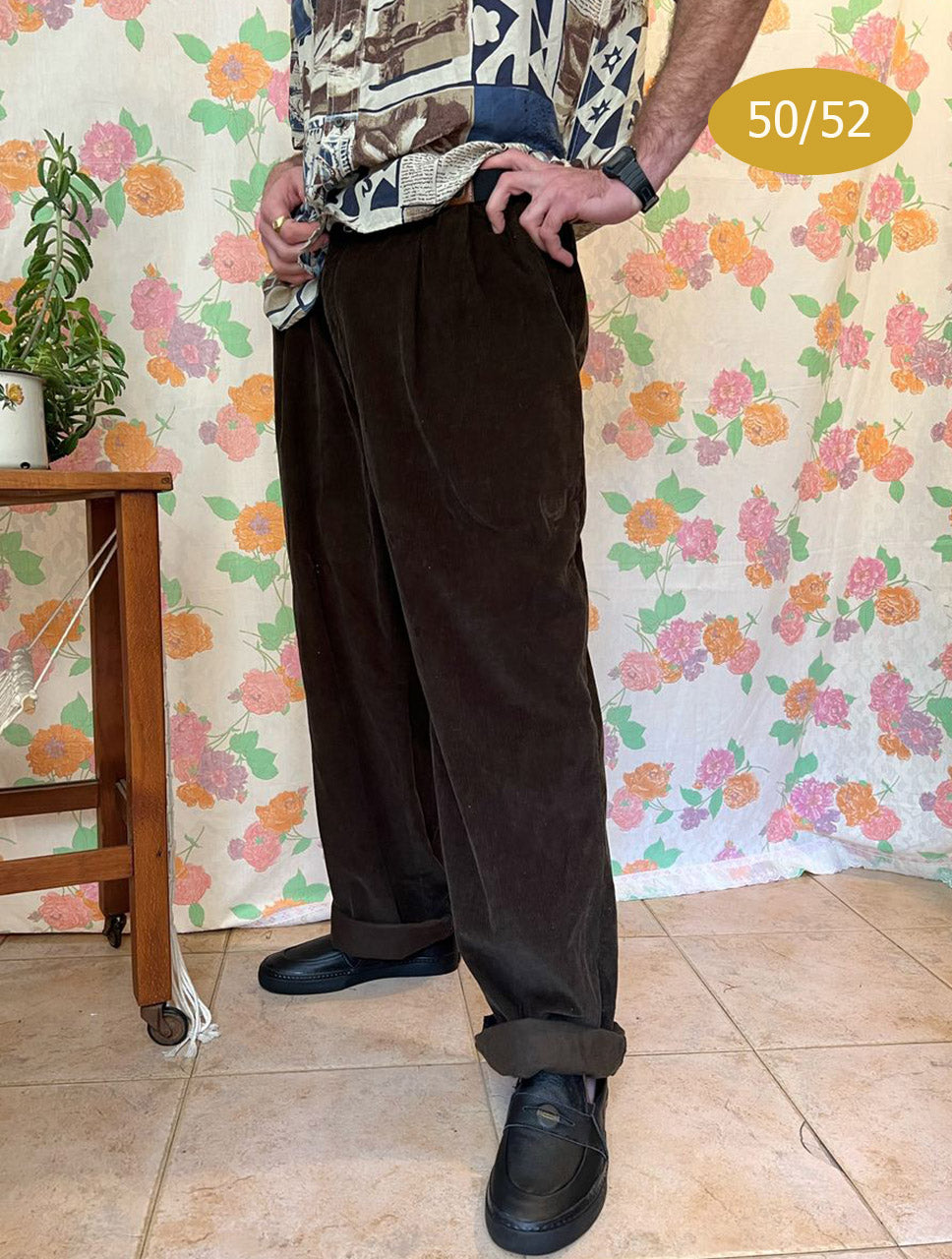 Dark Brown Corduroy Pants