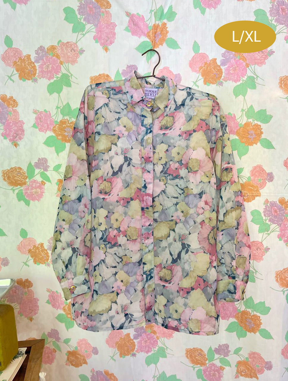 Long Sleeve Transparent Vintage Shirt