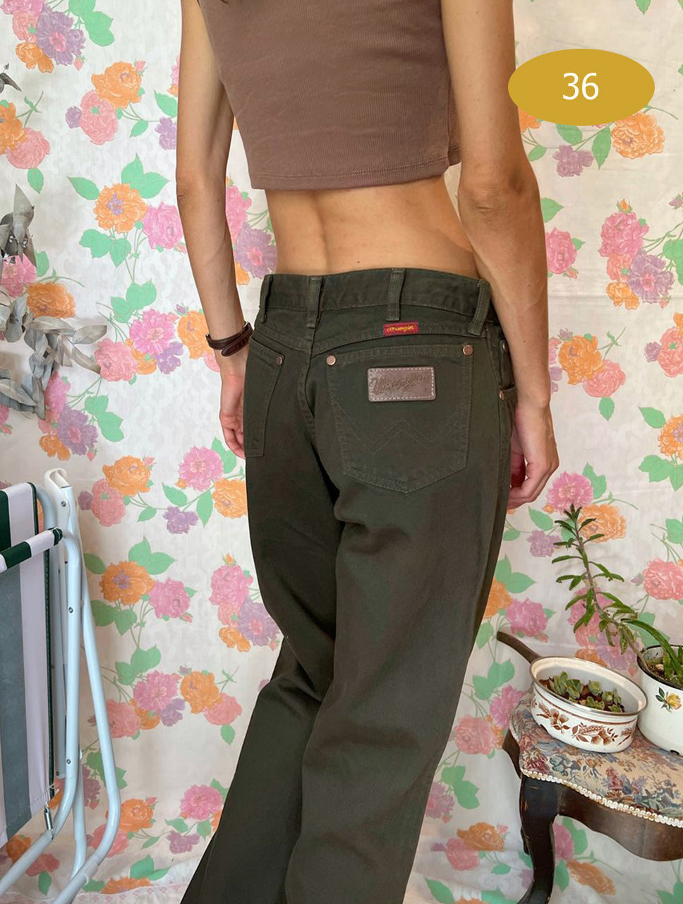 Wrangler Deadstock Dark Olive Pants