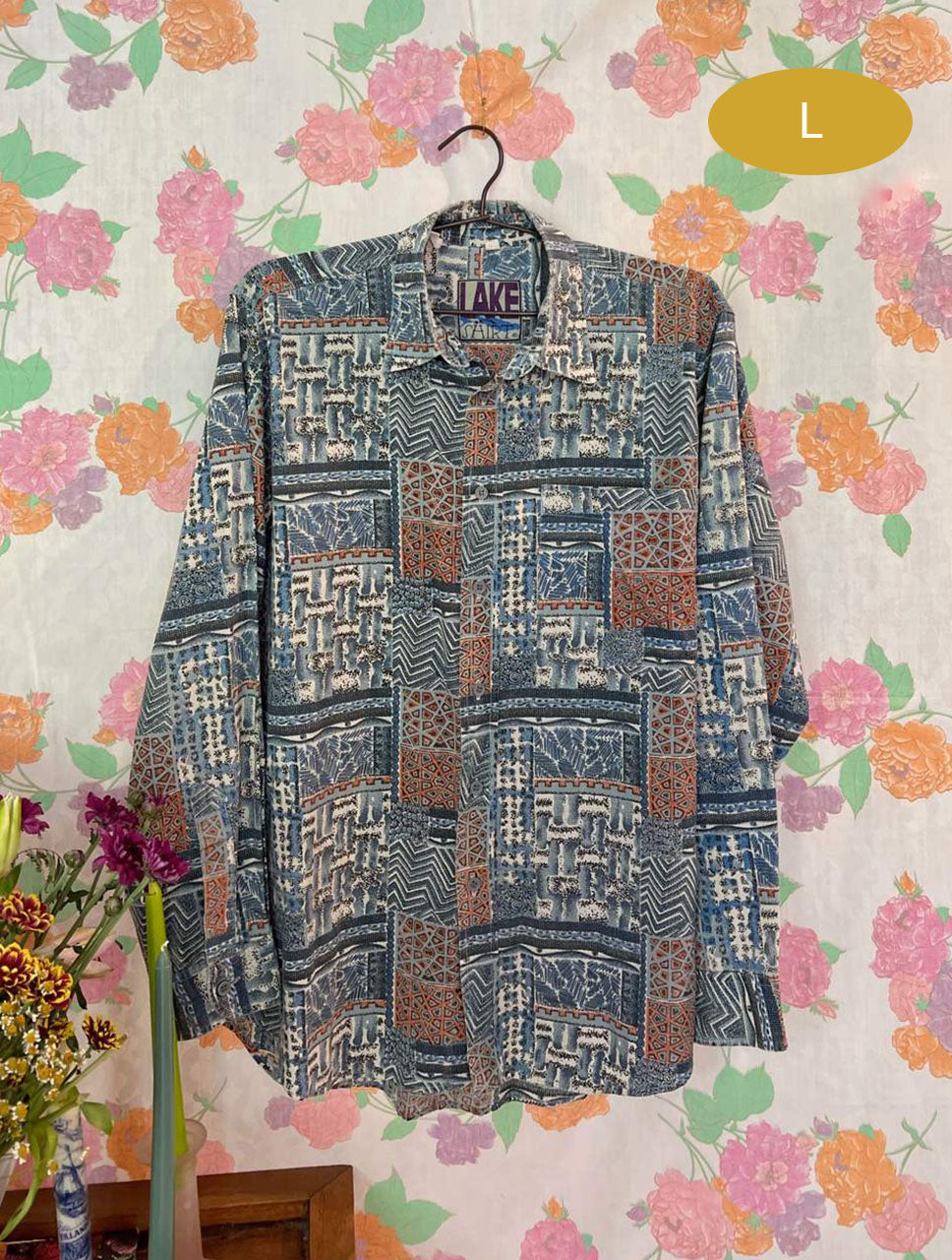 Vintage Long Sleeve Lake Shirt