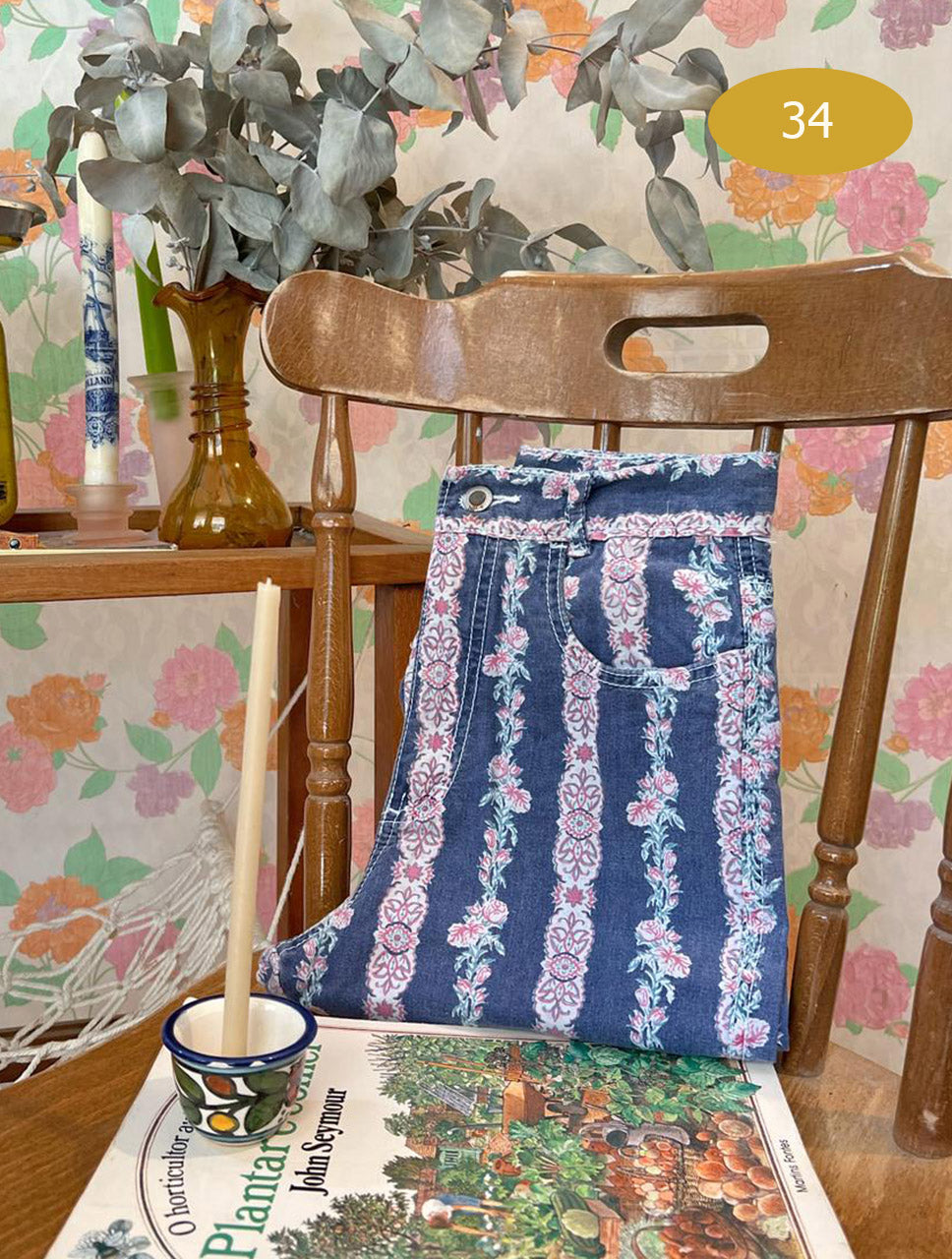 Vintage 80’s Hamuche Printed Pants