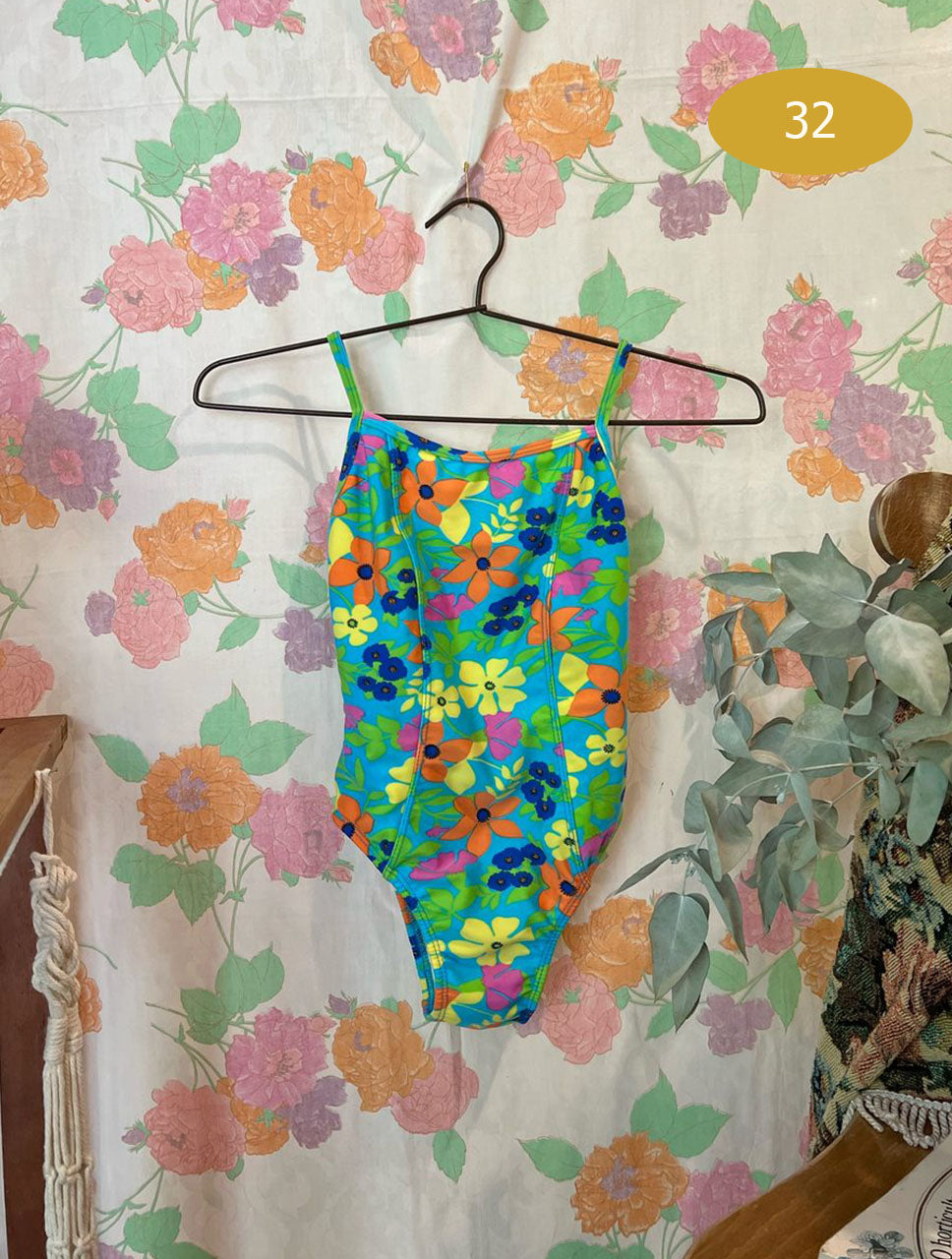 Petit Vintage Flowery Swimsuit