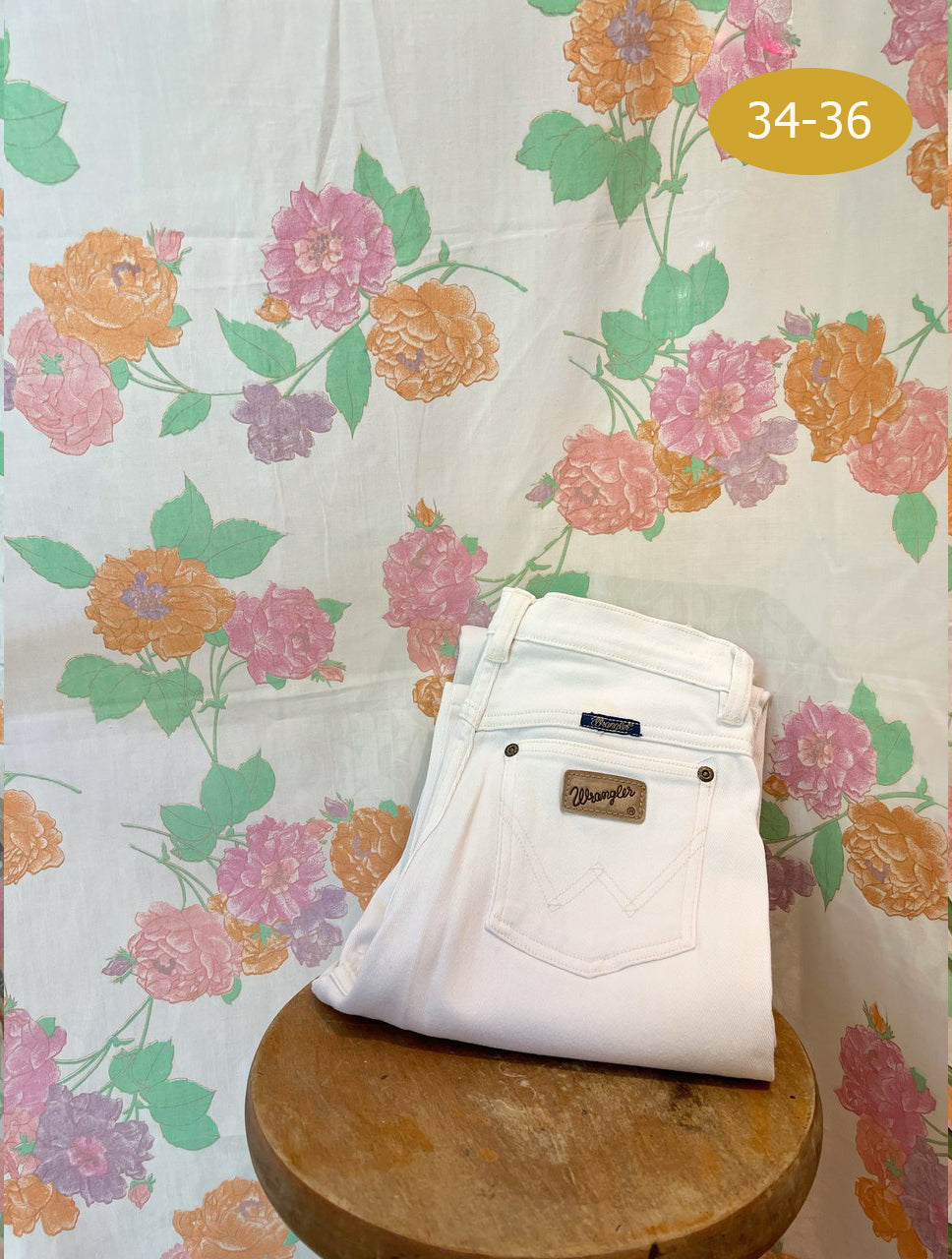 Vintage Wrangler White Stretchy Pants