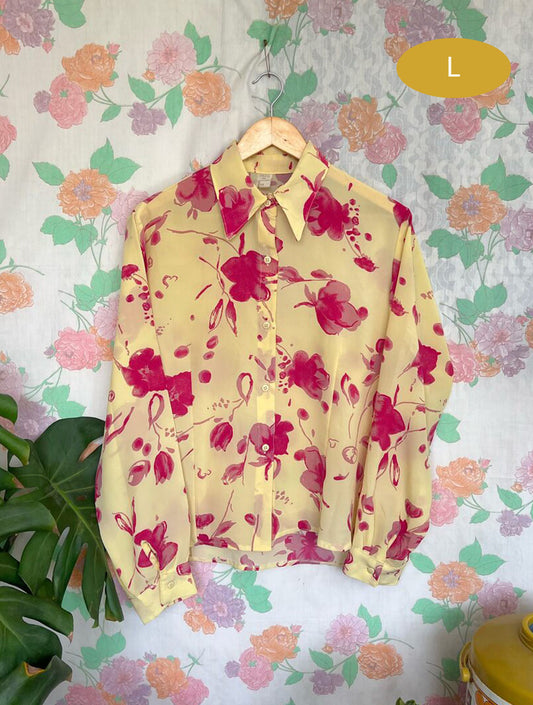 90's Floral Shirt