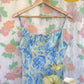 90's Blue Floral Dress