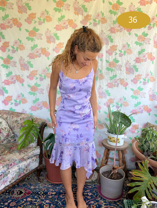 Lilac Garden Slip Dress