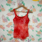 90's Red Sheer Tank Top