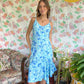 90's Blue Dreamy Slip Dress
