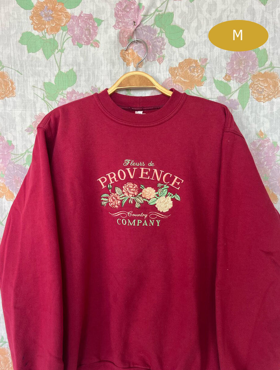 90's Provence Flower Sweatshirt